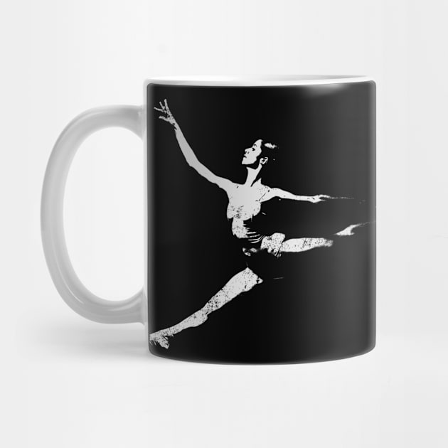 Grand Jete Ballet Leap Dancer Ballerina Art Image by ClothedCircuit